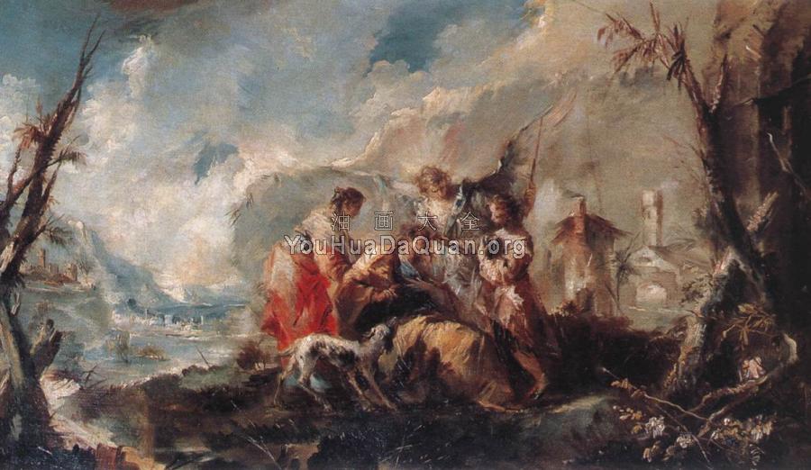 The Healing of Tobias's Father - 乔瓦尼·安东尼奥